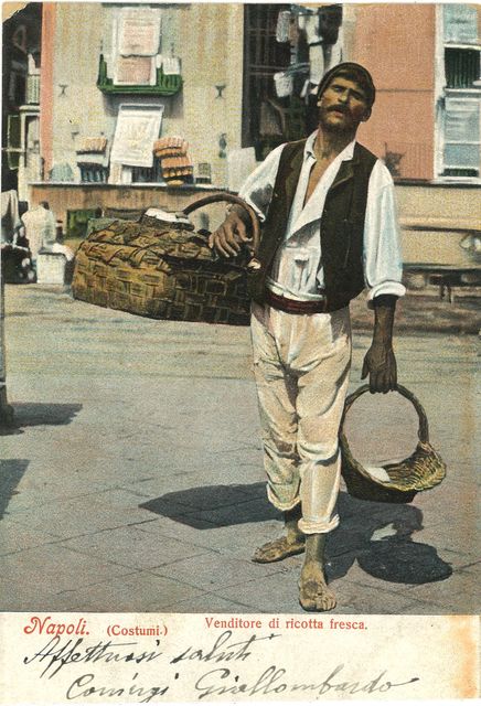 Venditore di Ricotta Fresca — Napoli